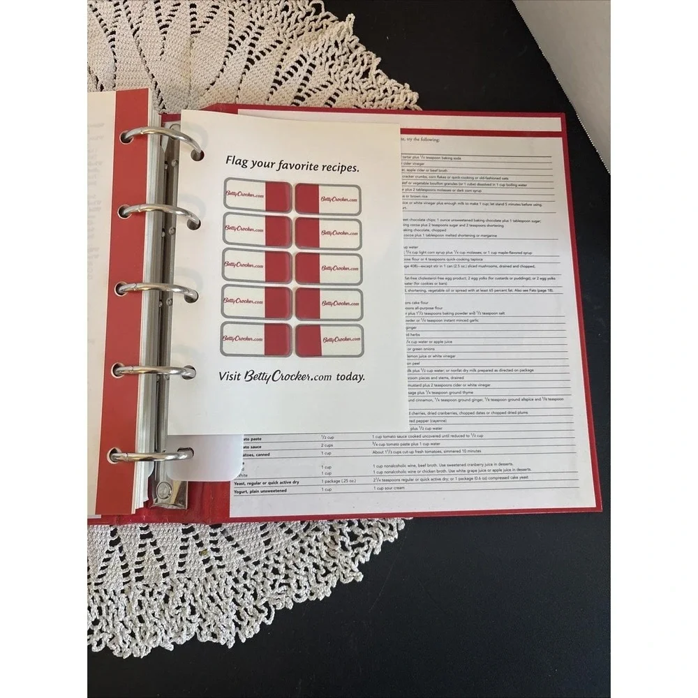 Betty Crocker's Everything You Need to Know to Cook Today New Editon Binder 2005